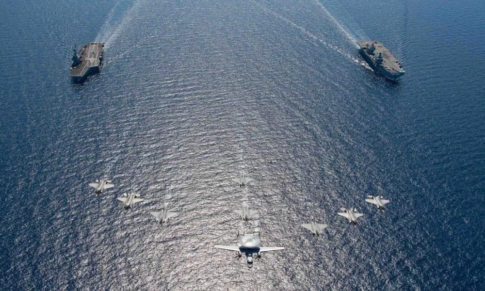 Gallic Strike: Εντυπωσιακές Γαλλο-βρετανικές ασκήσεις στην Μεσόγειο πριν την συντριβή του F-35 (Βίντεο)